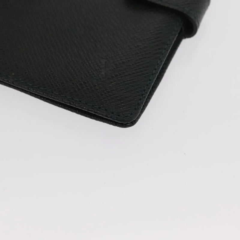 Louis Vuitton Agenda Cover Taiga Leather Green Accessory