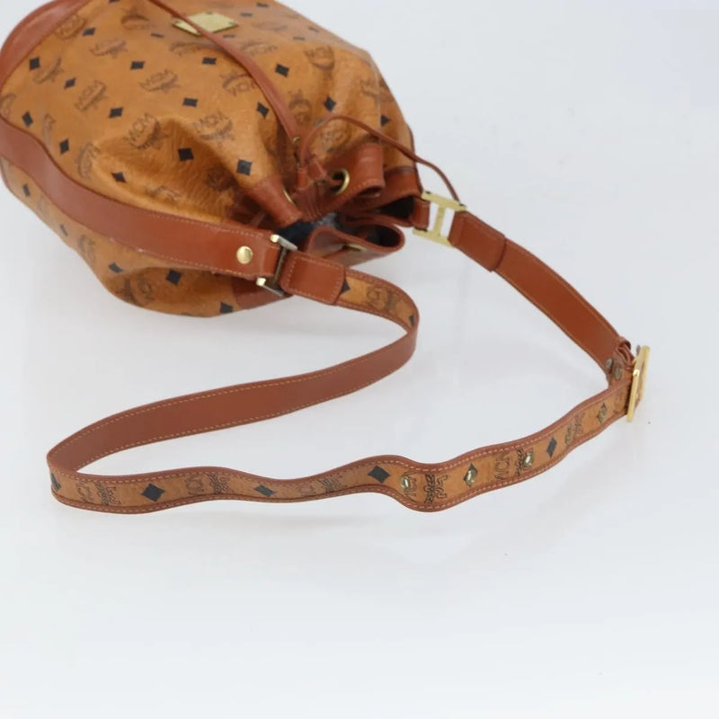 Mcm Visetos Pvc Brown Bag