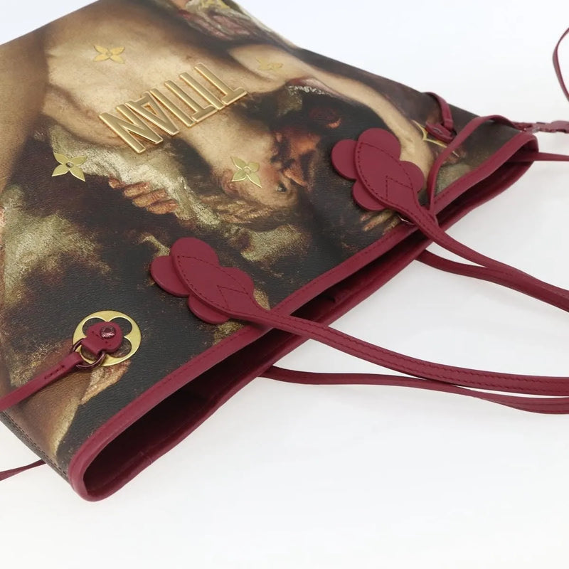 Louis Vuitton Neverfull Nm Tote Limited Edition Jeff Koons Titian Print Canvas Multicolour Bag