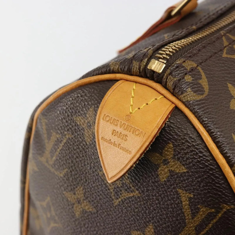 Louis Vuitton Speedy Monogram Canvas Neutral Bag