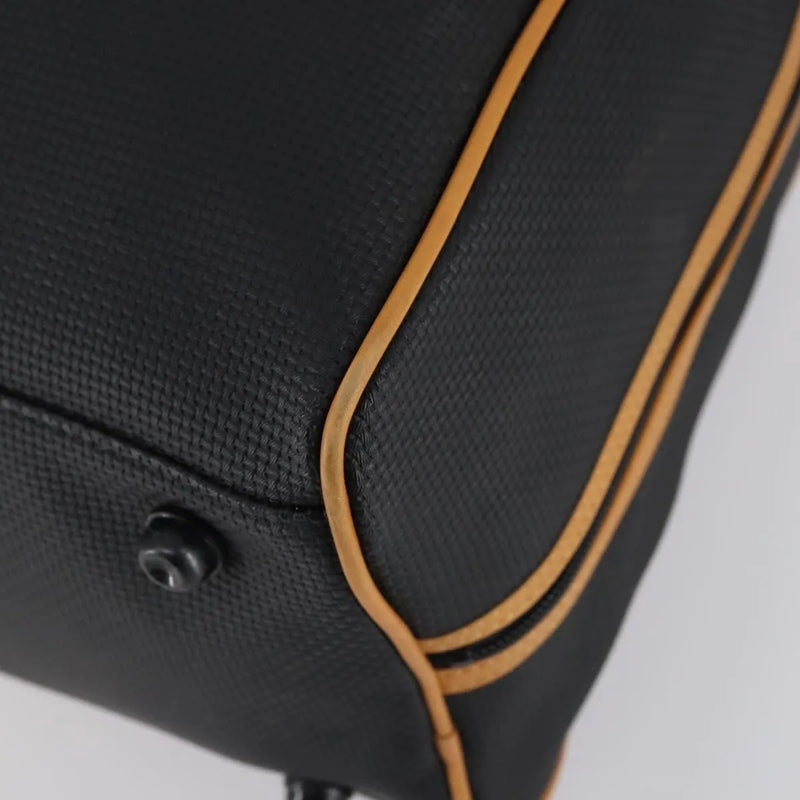 Saint Laurent Vintage Boston Pvc Leather Black Bag