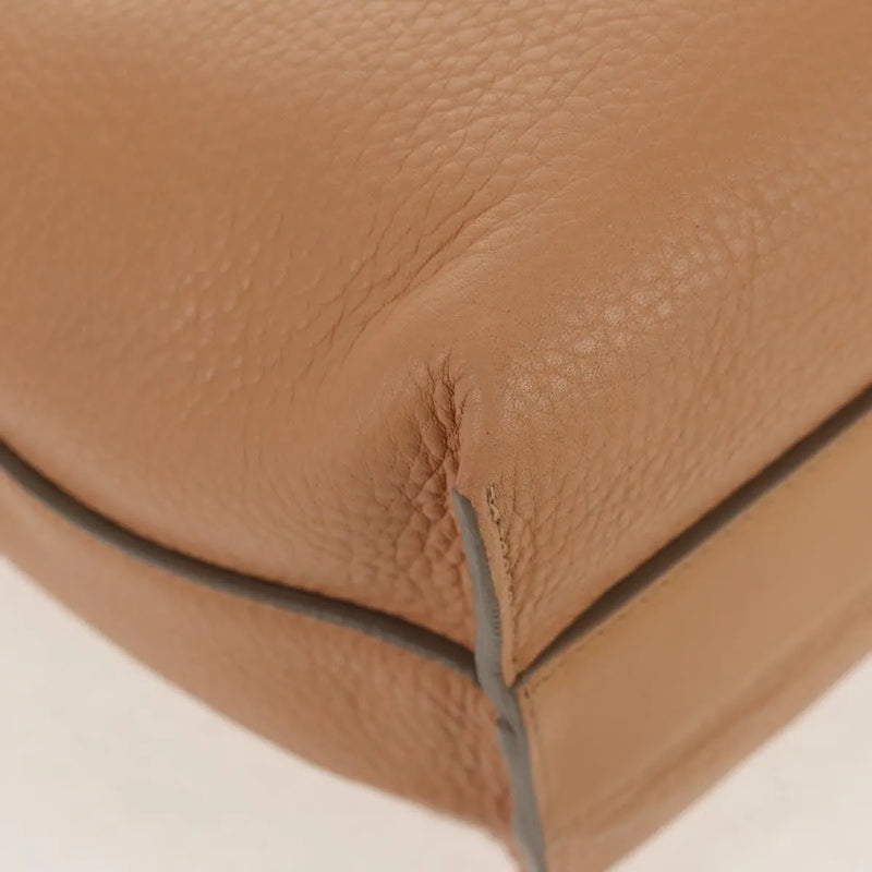 Chloe Cate Satchel Leather Beige Bag