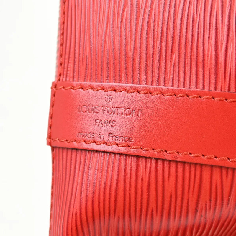 Louis Vuitton Petit Noe Epi Leather Red Bag
