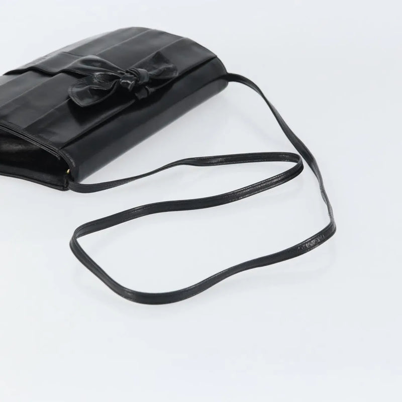 Valentino Garavani Bow Leather Black Bag