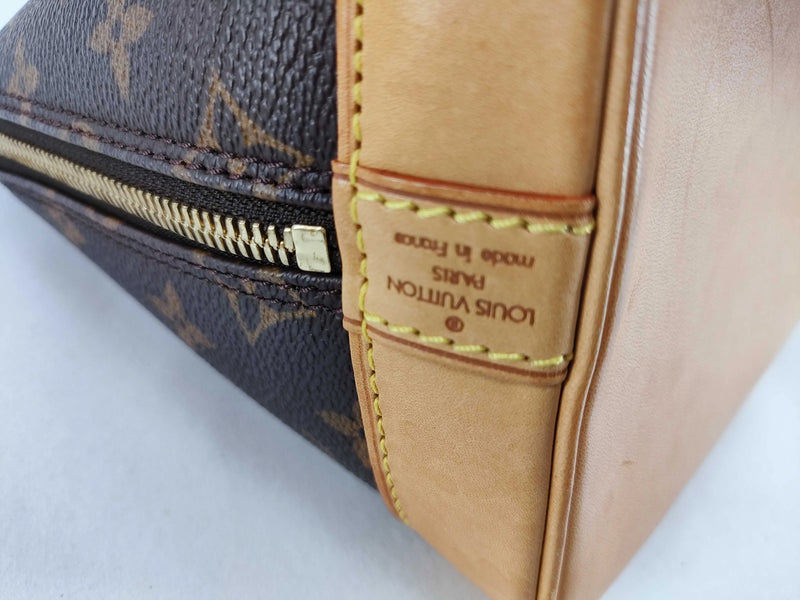 Louis Vuitton Vintage Alma Monogram Canvas Brown Bag