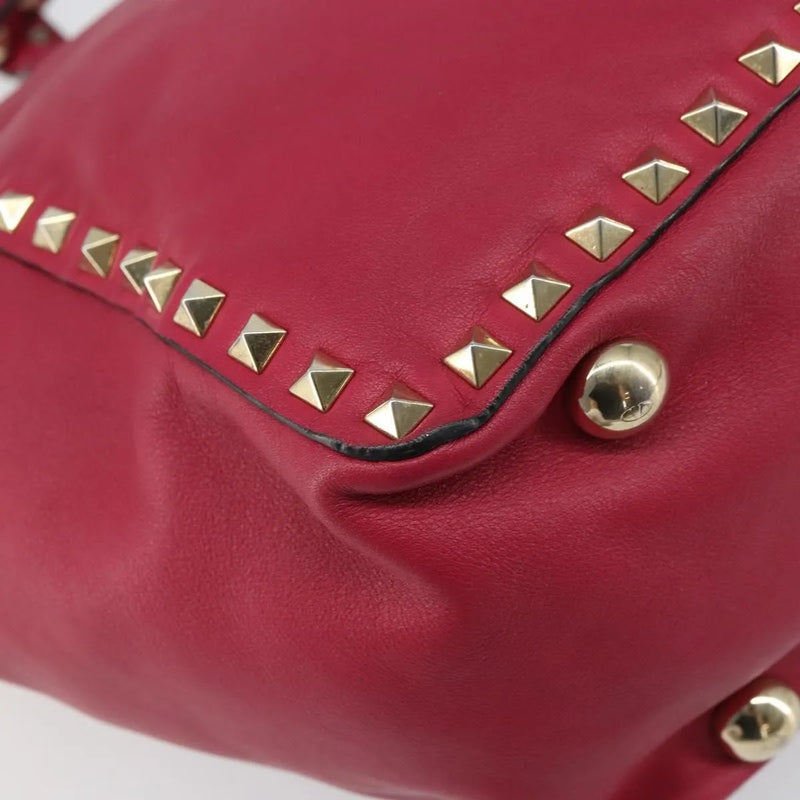 Valentino Garavani Rockstud Tote Soft Leather Pink Bag