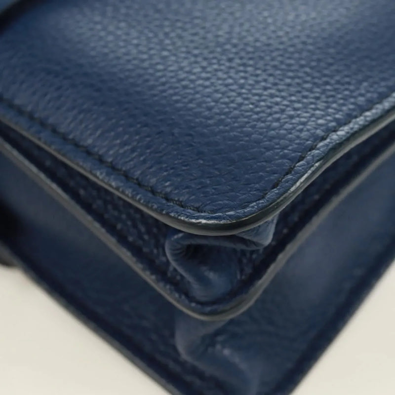 Chloe Aby Day Leather Blue Bag