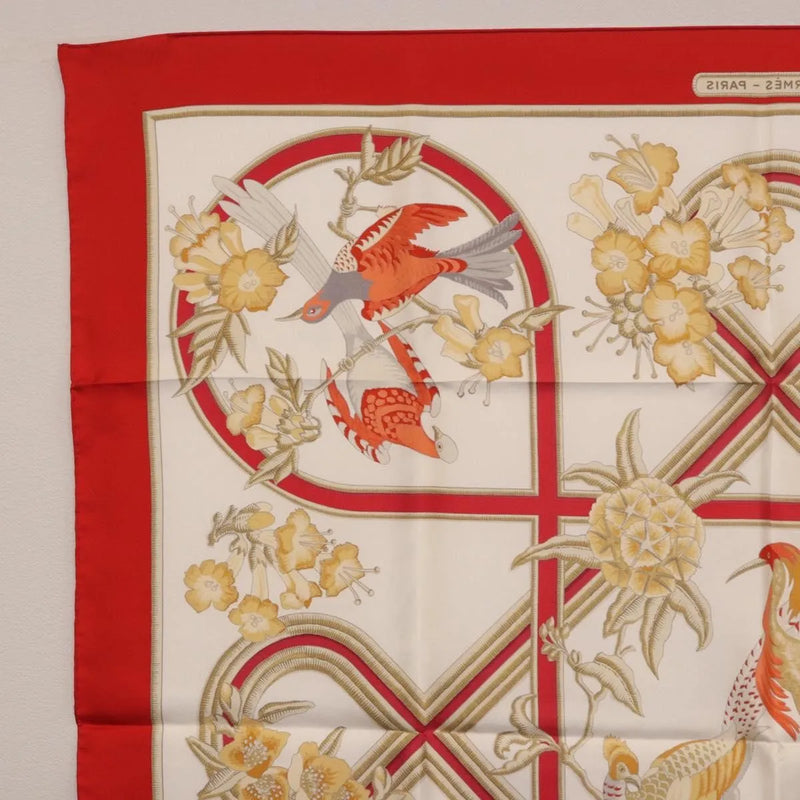 Hermes Carré 90 Silk Multicolor Red Accessory