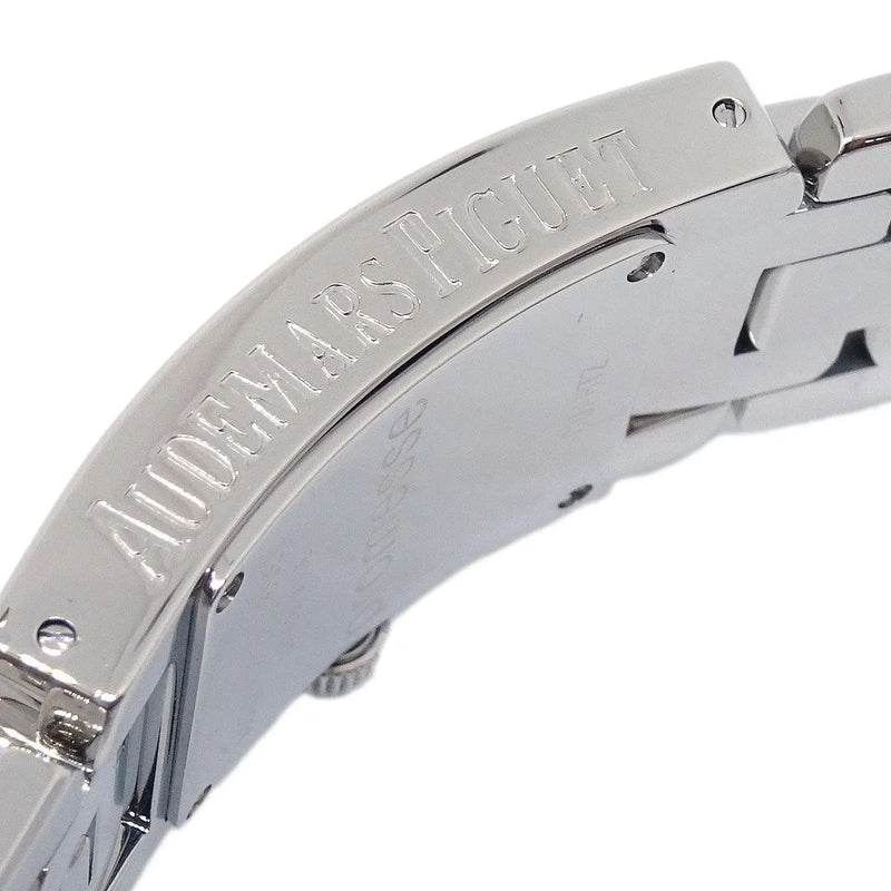 Audemars Piguet Promesse Quartz Yellow Gold And Leather With Diamond Bezel Watch