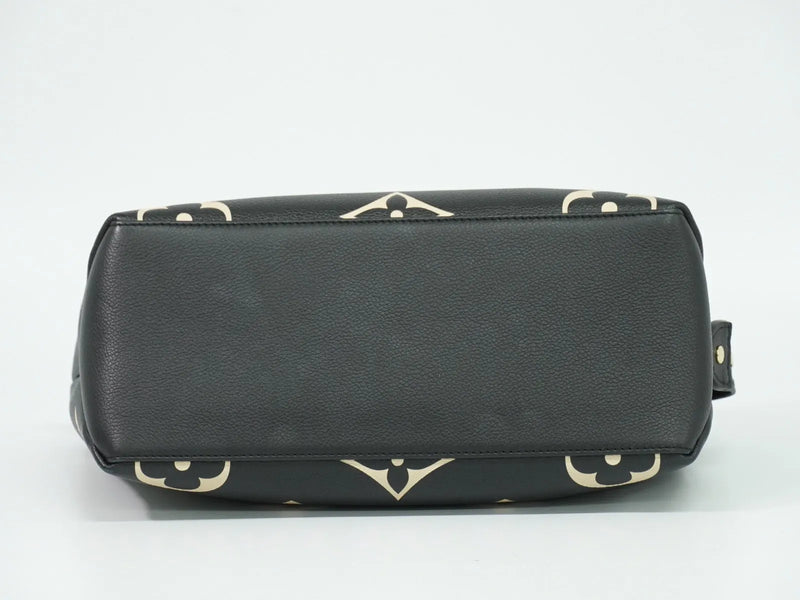 Louis Vuitton Petit Palais Bicolor Monogram Empreinte Giant Black Leather Bag