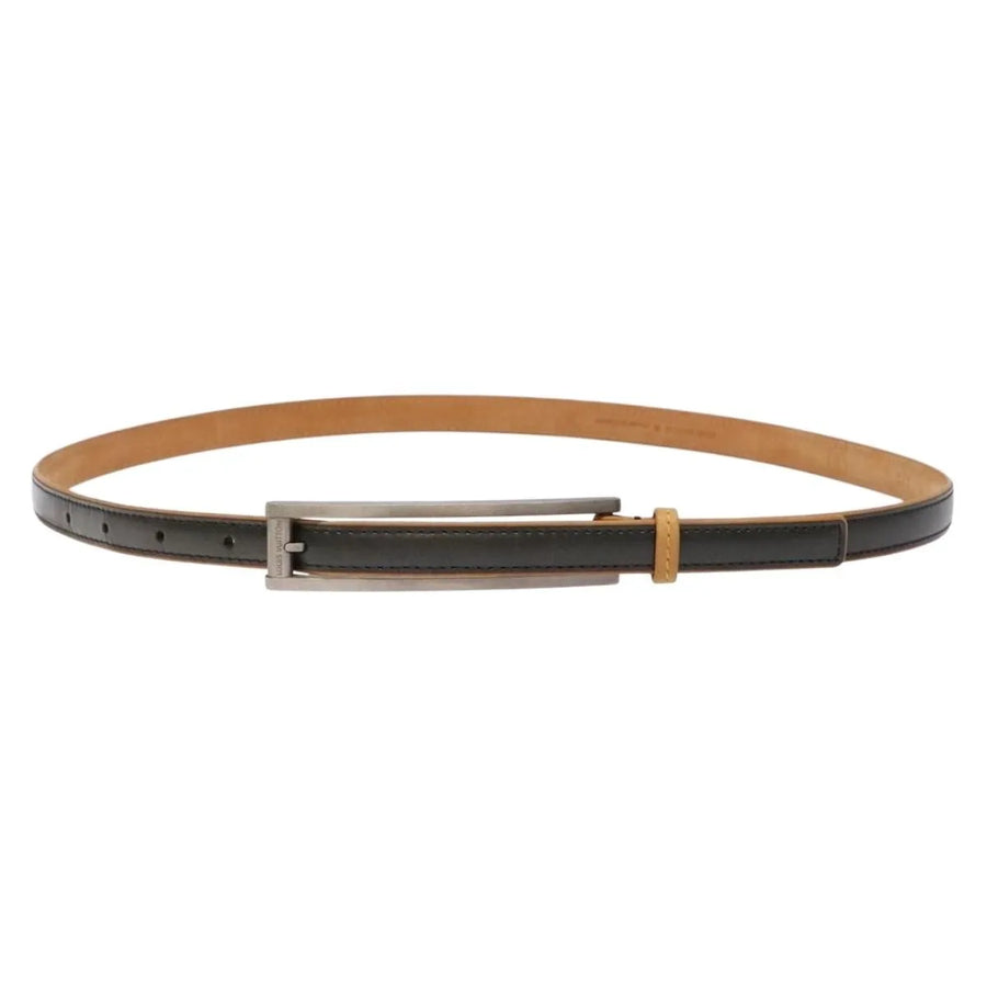 Louis Vuitton Belt Patent Black Leather Accessory