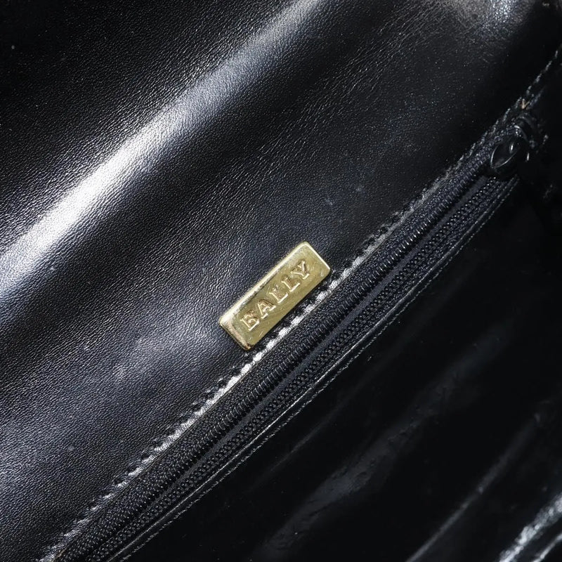 Bally Vintage Leather Black Bag