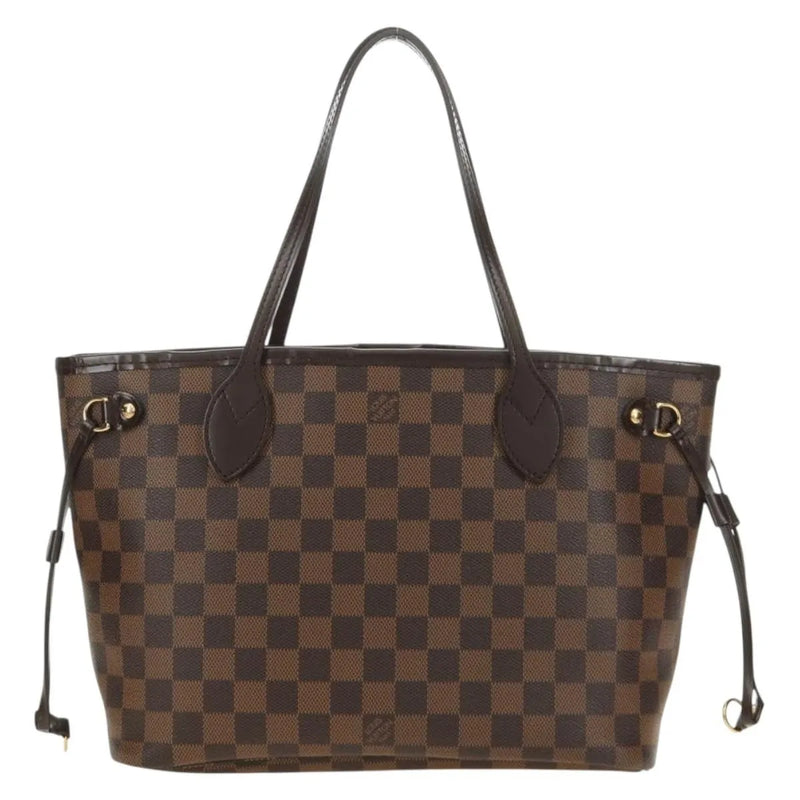Louis Vuitton Neverfull Tote Damier Brown Canvas Bag
