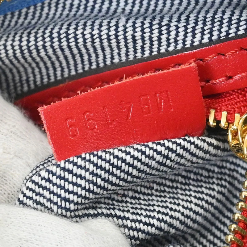Louis Vuitton Speedy Bandouliere Damier And Monogram Patchwork Denim Blue Denim_jeans Bag