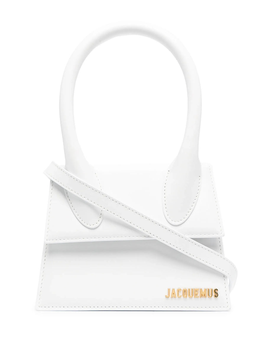 Jacquemus Le Chiquito Moyen Leather White Bag