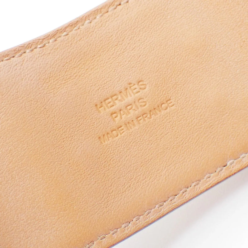 Hermes Collier De Chien Leather Orange Jewelry