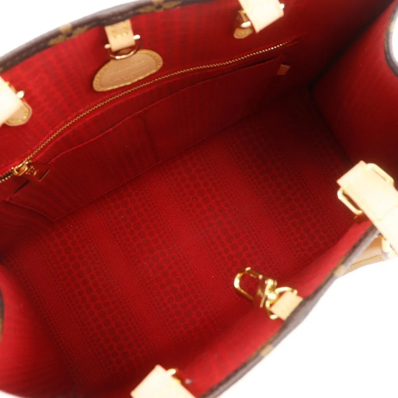 Louis Vuitton Onthego Tote Yayoi Kusama Painted Dots Monogram Canvas Multicolour Bag