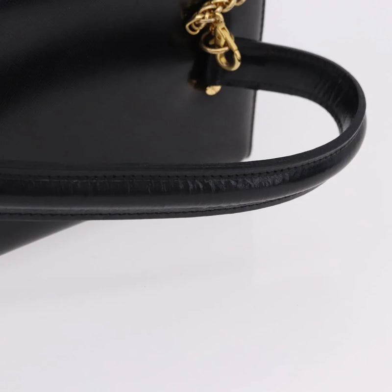 Versace Vintage Leather Black Bag