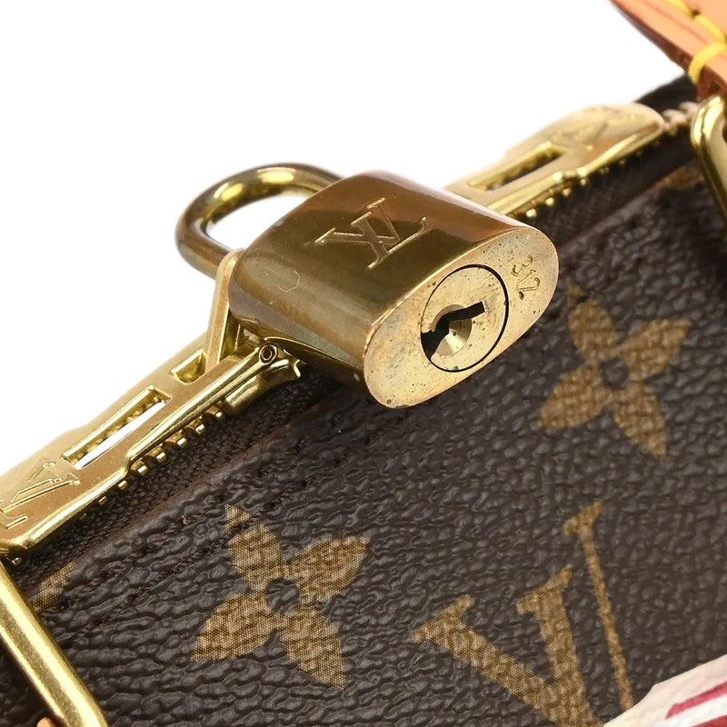 Louis Vuitton Alma Limited Edition World Tour Monogram Canvas Brown Bag
