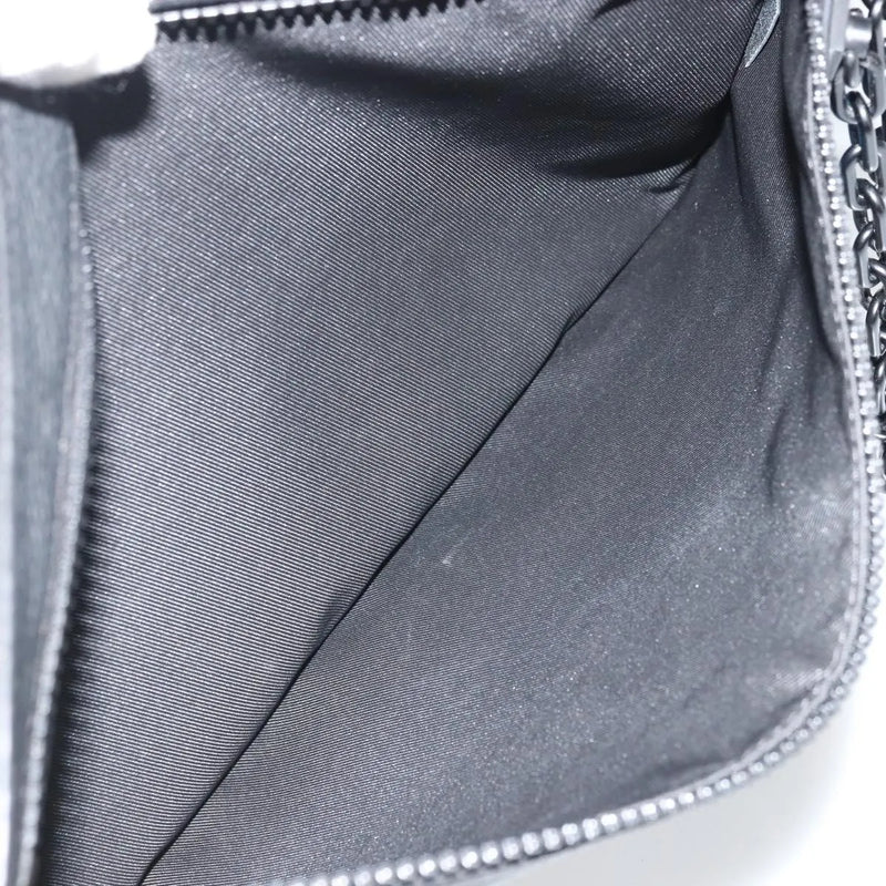 Louis Vuitton Lv Friends A4 Printed Monogram Taurillon Leather Black Canvas Bag