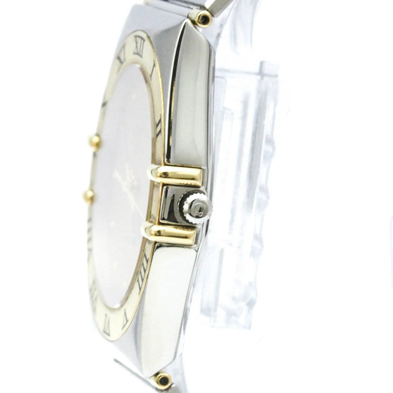 Omega Constellation Quartz Stainless Steel And Yellow Gold Watch