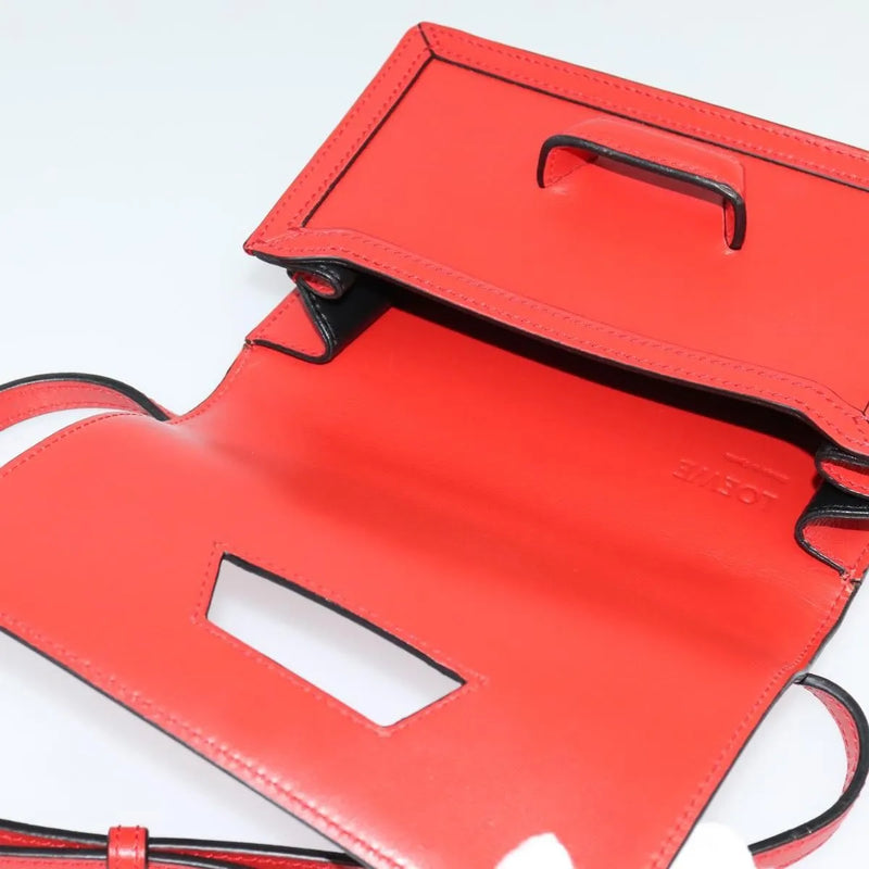 Loewe Barcelona Leather Red Bag