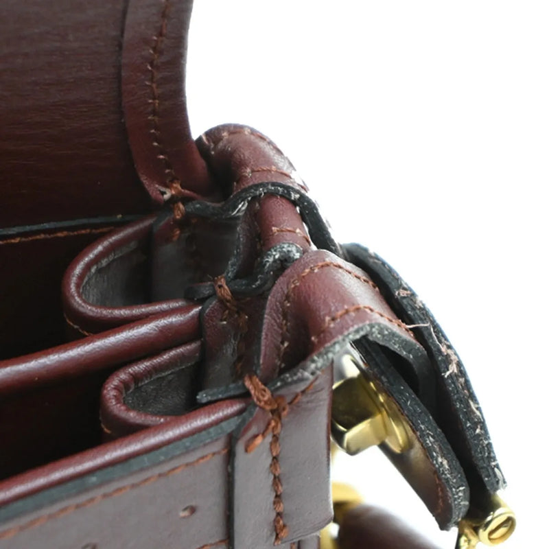 Cartier Must De Leather Burgundy Bag
