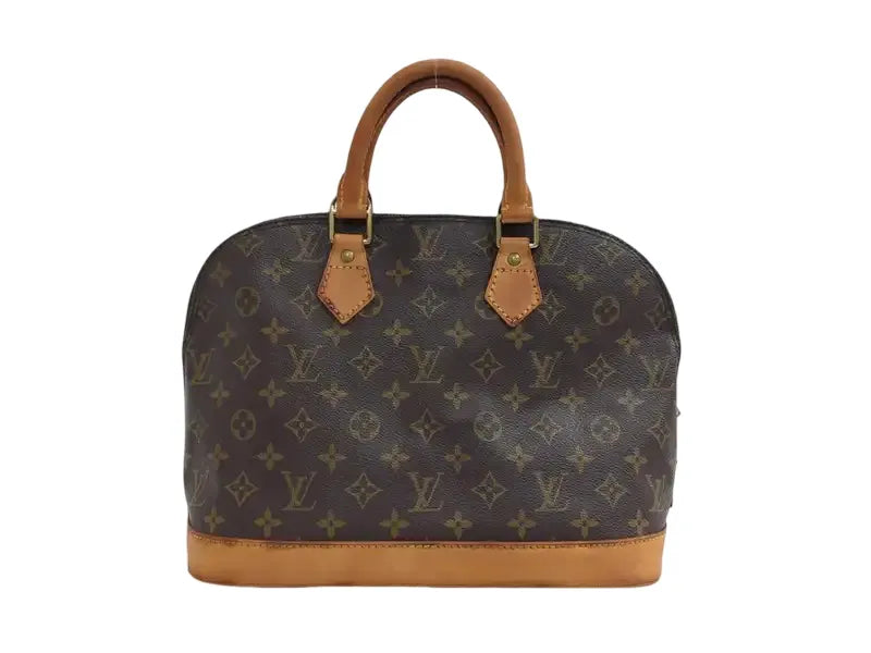 Louis Vuitton Vintage Alma Monogram Canvas Brown Bag