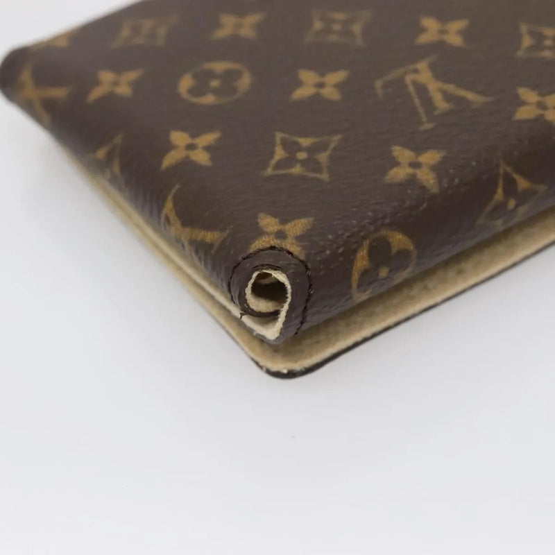 Louis Vuitton Case Jewelry Box Canvas Brown Accessory