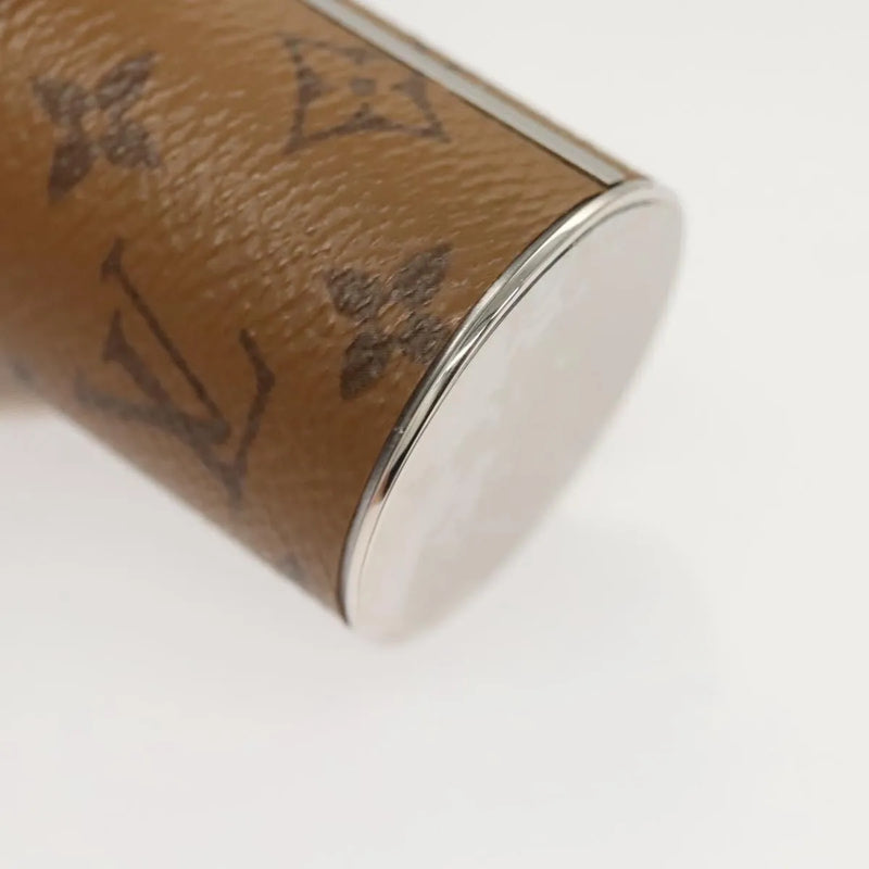 Louis Vuitton Lipstick Case On Chain Reverse Monogram Canvas Brown Bag