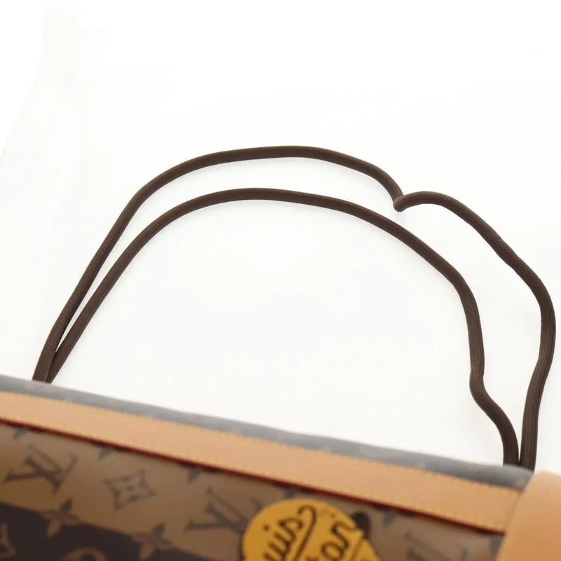 Louis Vuitton Nigo Randonnee Limited Edition Stripes Monogram Canvas Brown Bag