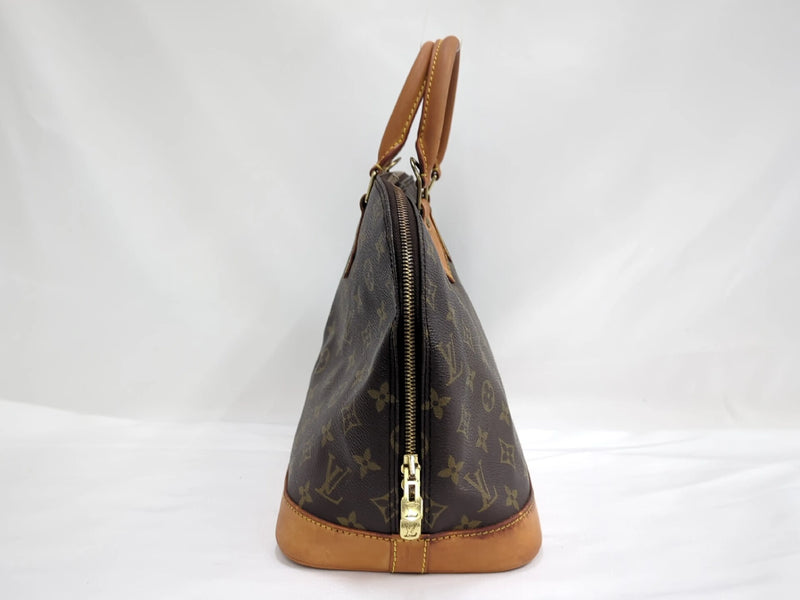 Louis Vuitton Vintage Alma Monogram Canvas Brown Bag