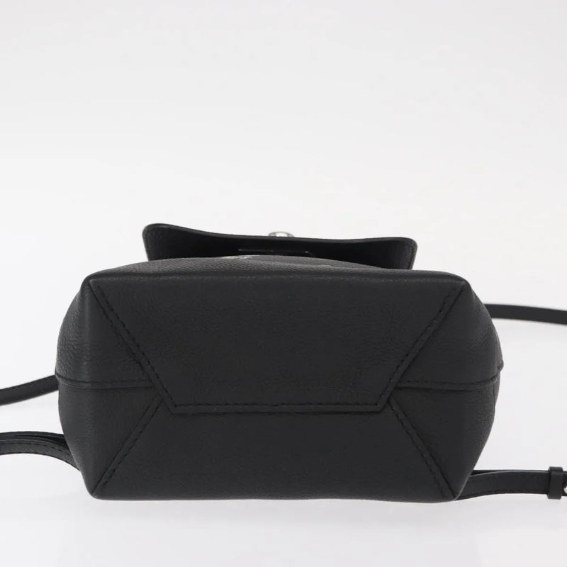Louis Vuitton Lockme Floral Printed Leather Black Bag