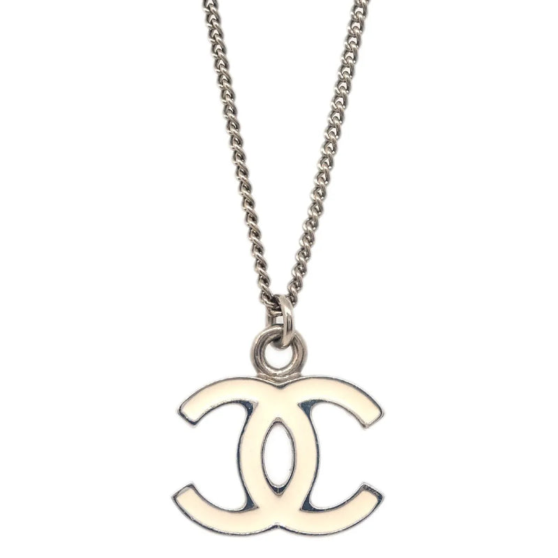 Chanel Cc Logo Pendant Metal Silver Silver_plated Jewelry