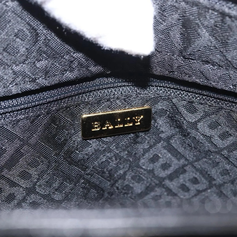 Bally Vintage Quilted Leather Black Bag