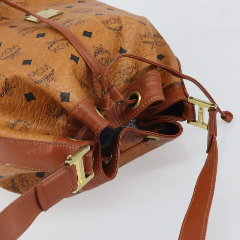 Mcm Visetos Pvc Brown Bag