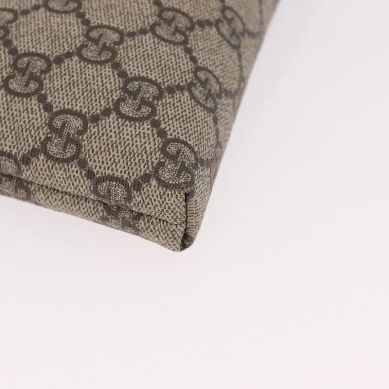 Gucci Pochette Gg Canvas Beige Pvc Bag
