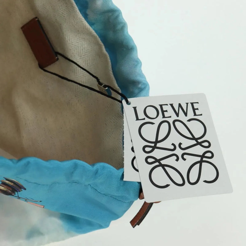 Loewe Paula Drawstring Printed Canvas Multicolour Bag