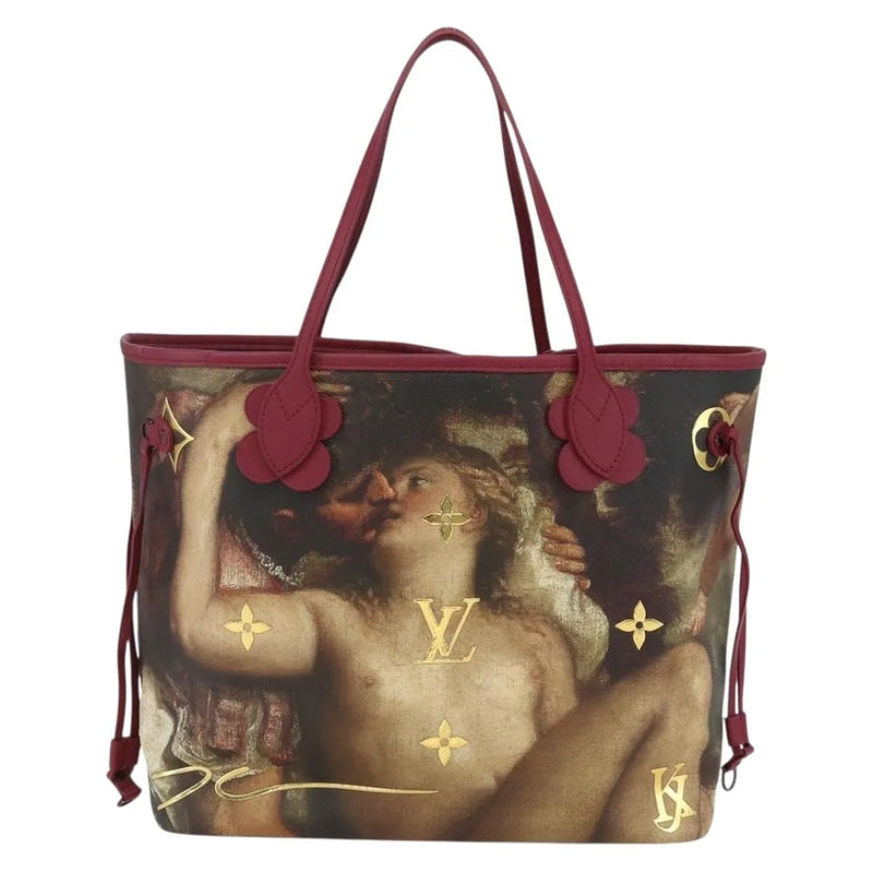 Louis Vuitton Neverfull Nm Tote Limited Edition Jeff Koons Titian Print Canvas Multicolour Bag