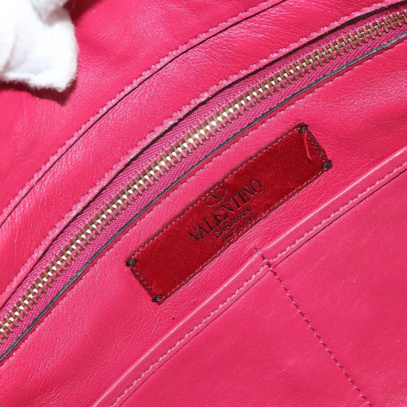 Valentino Garavani Rockstud Tote Soft Leather Pink Bag