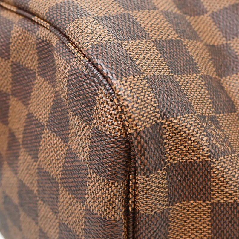 Louis Vuitton Neverfull Tote Damier Brown Canvas Bag