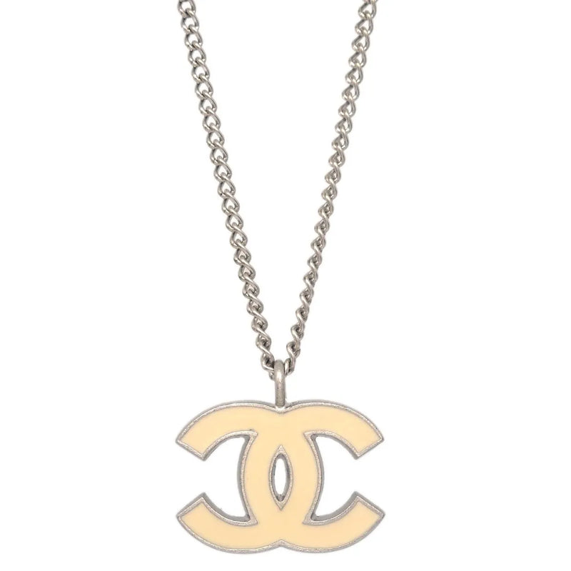 Chanel Cc Logo Pendant Metal Silver Silver_plated Jewelry
