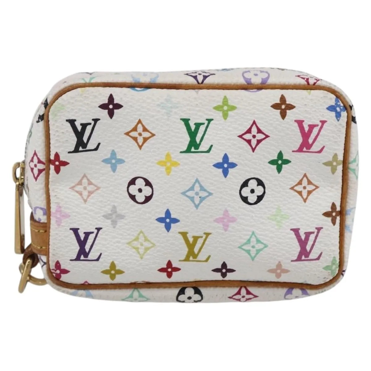 Louis Vuitton Wapity Trousse Monogram Multicolor White Canvas Bag