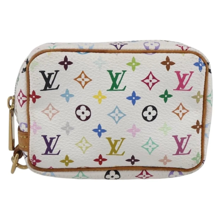 Louis Vuitton Wapity Trousse Monogram Multicolor White Canvas Bag
