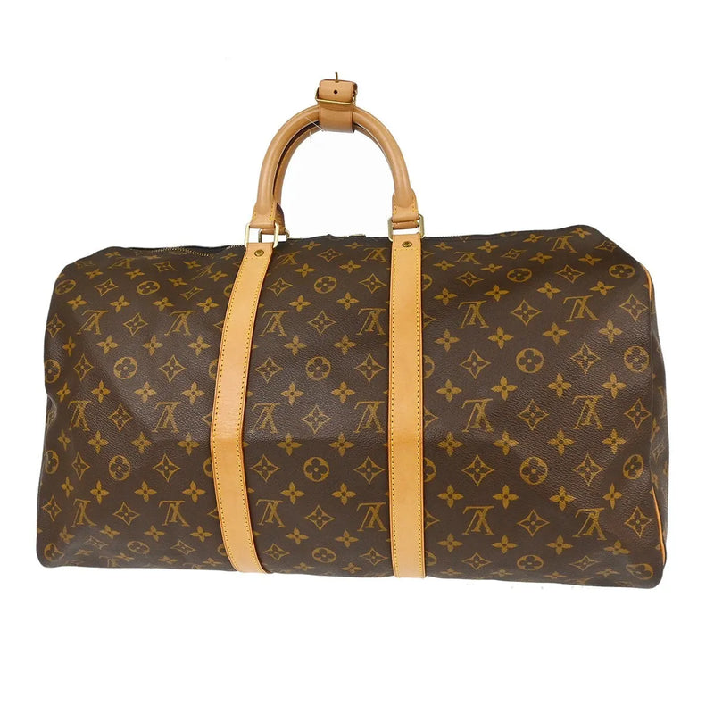 Louis Vuitton Keepall Monogram Canvas Brown Bag