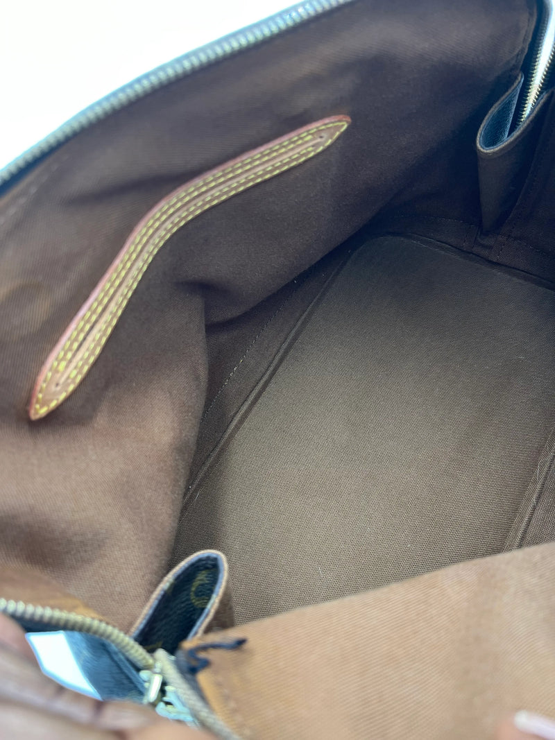 Louis Vuitton Vintage Alma Monogram Canvas Brown Bag