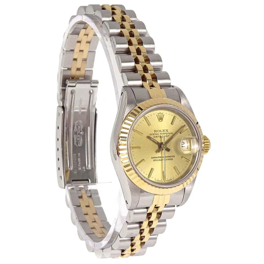 Rolex Oyster Perpetual Datejust Automatic Stainless Steel And Yellow Gold Watch
