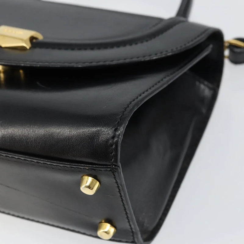 Bally Vintage Leather Black Bag