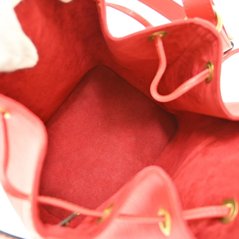 Louis Vuitton Petit Noe Epi Leather Red Bag