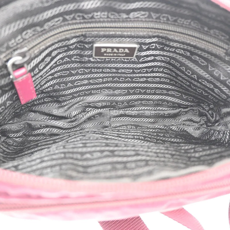 Prada Messenger Printed Tessuto Red Nylon Bag